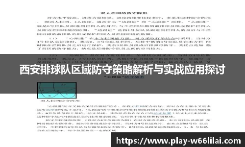西安排球队区域防守策略解析与实战应用探讨