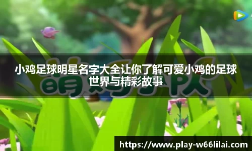 小鸡足球明星名字大全让你了解可爱小鸡的足球世界与精彩故事